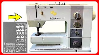 Bernina 930 Record  Demo Test Sewing / Short Presentation