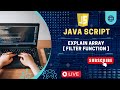 Filter Array Method | JavaScript Tutorial #javascript #javascript_tutorial