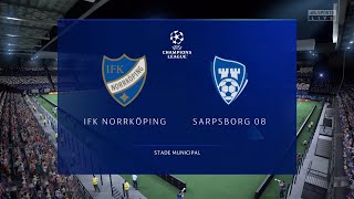 FIFA 22 | IFK Norrköping vs Sarpsborg 08 - UEFA Champions League | Gameplay
