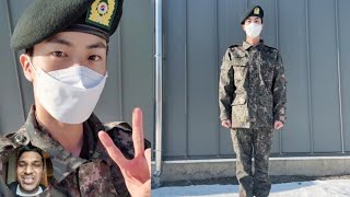 BTS Jin being Military Commander of Trainees