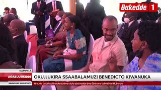 Agabuutikidde Okujjukira Ssaabalamuzi Bendicto Kiwanuka  Pulezidenti Museveni asabye abalamuzi .