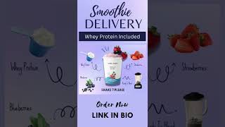 Berry Vanilla Protein Smoothie Blend Video - Shake Please smoothie delivery