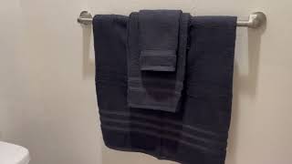 Hawmam Linen Black 6 Piece Bath Towels Set Review #ad