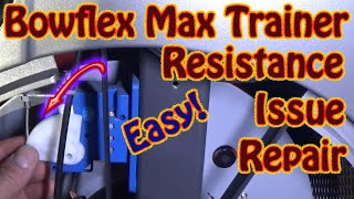 Repair Some Bowflex Max Trainer Resistance Issues Without Replacing the Servo Motor M5 M5U M6 M7 M8
