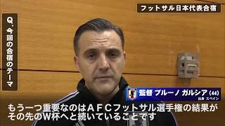 【フットサル国際親善試合＜日本代表vsタイ代表＞】日本代表候補合宿インタビュー（2019年4月18日）スペシャル動画