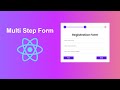 How to Create Multi Step Form in React JS