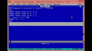 6 Tutorial on QBASIC Sequential Programs.