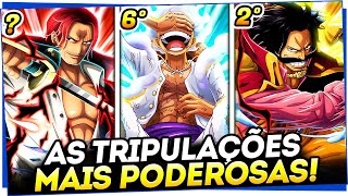 🔥ATUALIZADO! AS 10 TRIPULAÇÕES MAIS FORTES DE ONE PIECE! OS NÍVEIS DE PODER DAS TRIPULAÇÕES PIRATAS