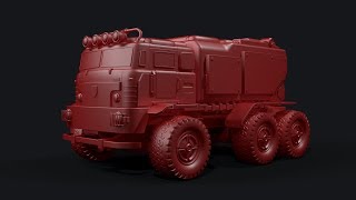 Sci-Fi Vehicle number 2 | Normal map test