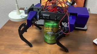 M5Atomで作る4脚ロボット　4脚できて動かしてみた　その１