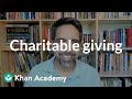 Charitable giving | Financial goals | Financial Literacy | Khan Academy