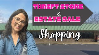 Mom and Pop THRIFT STORE \u0026 ESTATE SALES | Thrift with me | eBay reseller