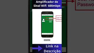 Amplificador De Sinal De Repetidor Wifi 600/mbps Ultra Rápido sinal forte