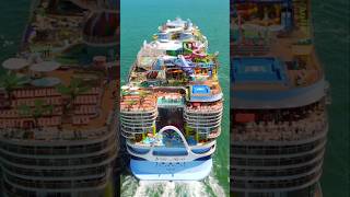 दुनिया का सबसे बड़ा समुद्री जहाज | world largest cruise ship #shorts #ytshorts