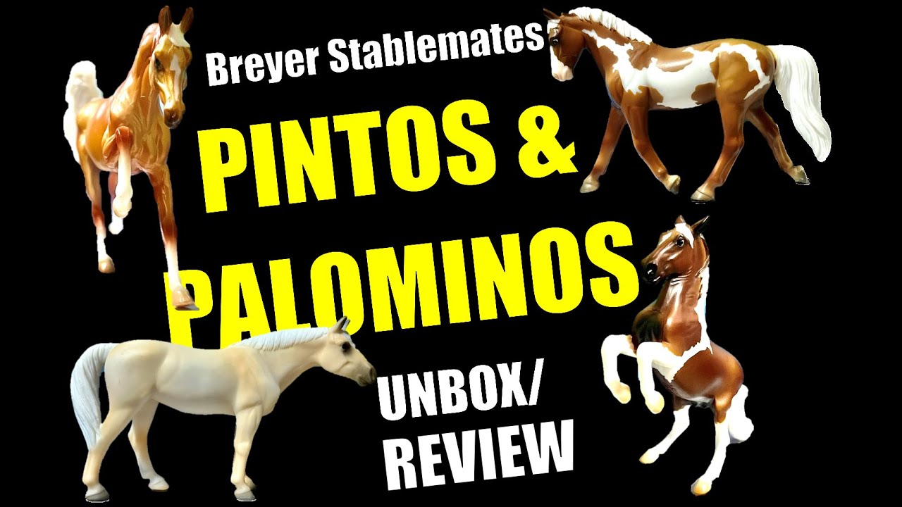 Breyer Stablemates Pintos And Palominos Gift Set Unboxing And Review ...