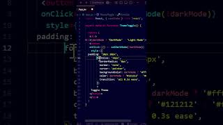 Light & Dark Mode Toggle using React JS