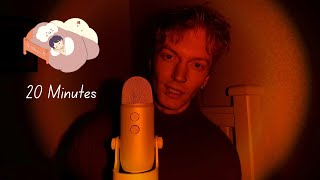 ASMR Fall Asleep in 20 Minutes | Soft Spoken Male | Memory Test, Whispering \u0026 Light Movements