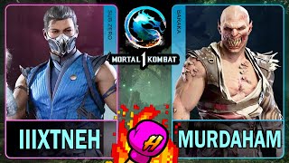 MK1 Iiixtneh (SUB-ZERO) VS Murdaham (BARAKA)🥊Mortal Kombat 1🥊4K 60ᶠᵖˢ