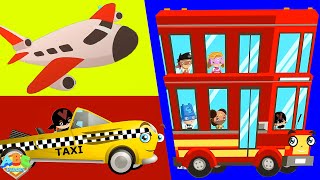 Wheels On The Vehicles + More Nursery Rhymes and Baby Songs