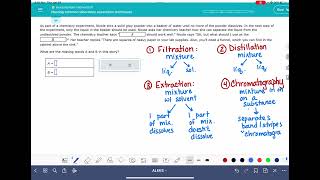 ALEKS: Naming common laboratory separation techniques