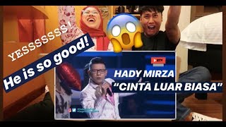 Hady Mirza - Cinta Luar Biasa | REACTION