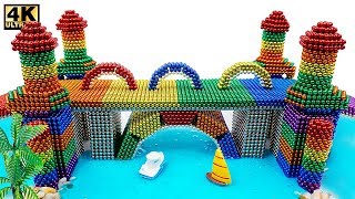 DIY - How To Build London Bridge from Magnetic Balls (Magnet ASMR)  | Magnet World 4K