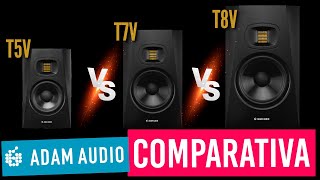 ADAM AUDIO - Comparison of all T Series monitors: T5V vs T7V vs T8V