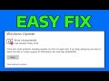 How To Fix Windows Update Error 0x800f081f