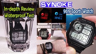 Synoke 9619 Sports Watch | In-depth Review, Waterproof Test, Modes Walkthrough