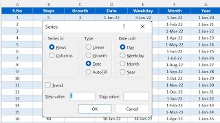Fill Series in Microsoft Excel | Step-by-Step tutorial
