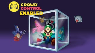 Luigi's Mansion, BUT Chat Can Make Luigi Small! Rank Boo Names #crowdcontrol #retrogaming #nintendo