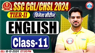 SSC CGL & CHSL 2024 Tier 2 (Mains) English By Sanjeev Thakur Sir | Vijeta Series | SSC Mains English