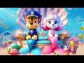 CHASE & SKYE Mermaid Falling In Love?! | Funny Life Story | Paw Patrol Ultimate Rescue | Rainbow 3