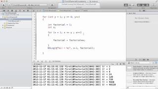 Objective C Tutorials 62 Problem and Solution Example Factorial Algorithm