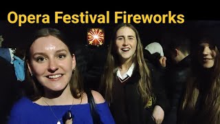 Opera Festival Fireworks 🎇#irishtown #europe #festival #fireworks #opera #autumn