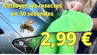 Nettoyer facilement les insectes sur sa moto : chiffon Action à 2,99€