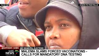 LGE 2021| EFF leader Julius Malema slams mandatory vaccination calls