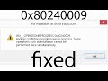 How to Fix the Windows Update Error Code 0x80240009 [Easy Guide]