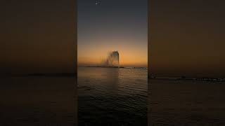 Jeddah Fountain #music #beach #love #travel #جدة #shorts