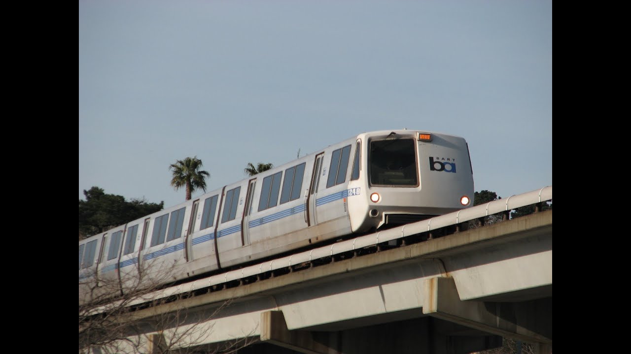 Bay Area Rapid Transit | Rohr/Alstom BART Train - YouTube