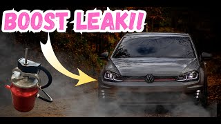 MK7 GTI Boost Leak Diagnosis - AutoLine Smoke Machine Test