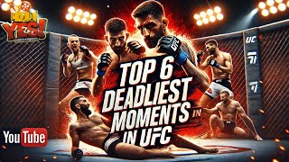 Top 6 Deadliest UFC Moments That Shocked the World! 💥🥊