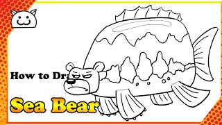 How to Draw Sea Bear from Spongebob Squarepants