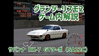 【ゆっくり解説】サバンナ RX-7 GTターボ（SA22C）【グランツーリスモ2】【ゆっくり実況？】