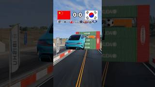 Chinese cars 🇨🇳 VS Korean cars🇰🇷 #usa #beamngdrive #games #shorts