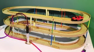 How To Make Amazing Hydraulic Powered Magic Track From Cardboard