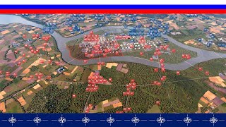 10.000 NATO ARMY vs 10.000 RUSSIAN ARMY | WARNO