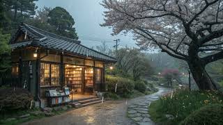 봄비 오는 날, 음악과 한옥 서점에서 느끼는 고즈넉한 감성(Music and hanok bookstores on a spring rainy day)