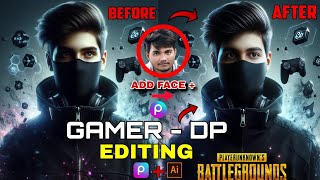 Gamer Creative Dp Photo Editing in Picsart |Instagram Dp Photo Editing | Yt Gamer Profile Edit