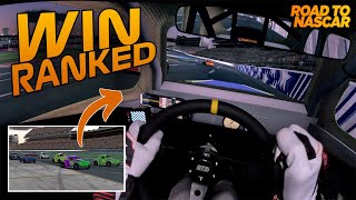 iRacing // Crash + Spin but I win the race | Ranked OVAL rookie | Road to Nascar baby!!